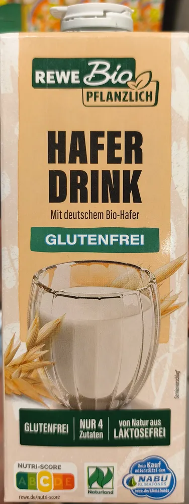 Hafer Drink Glutenfrei
