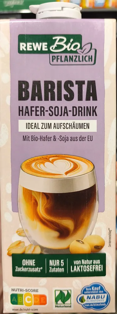 Barrista Hafer-Soja-Drink