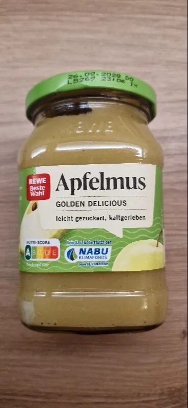 Apfelmus Golden Delicious