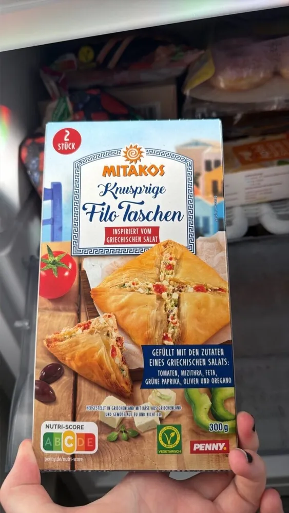 Mitakos Knusprige Filo Taschen