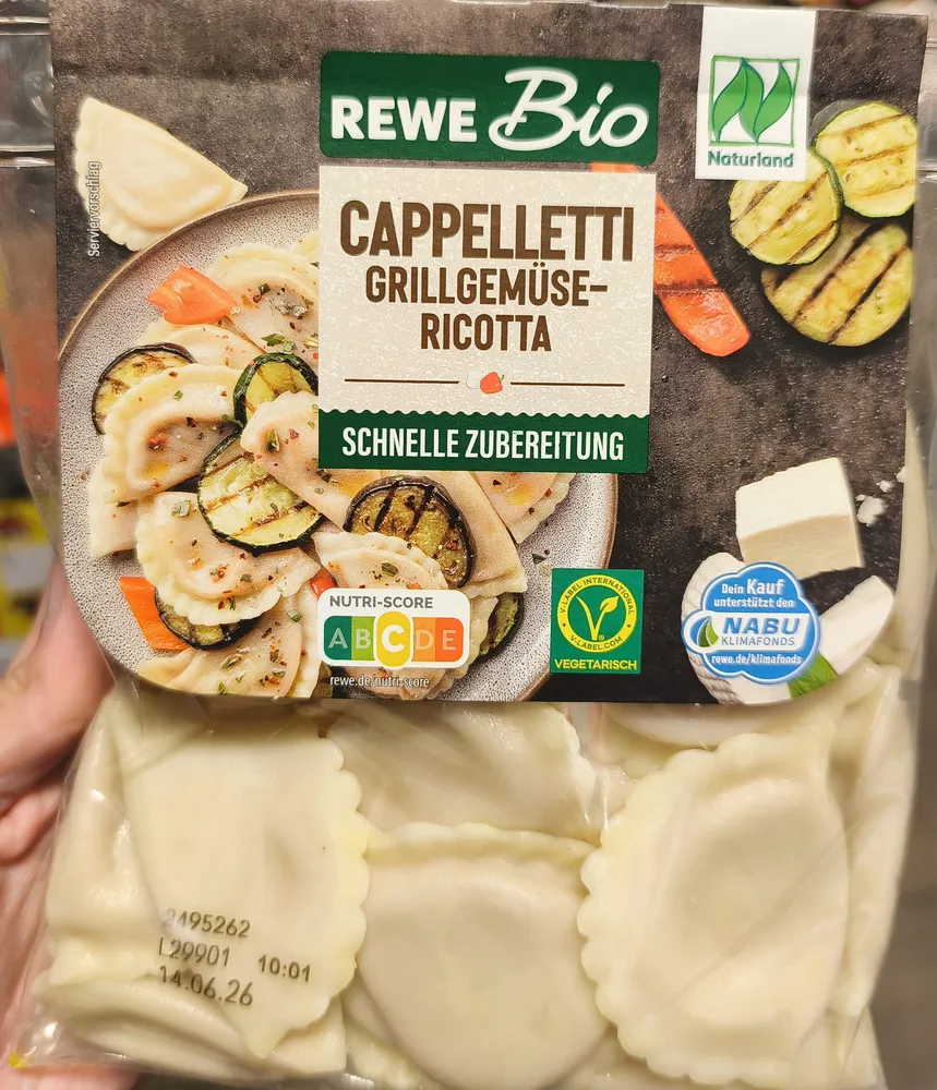 Cappelletti Grillgemüse-Ricotta