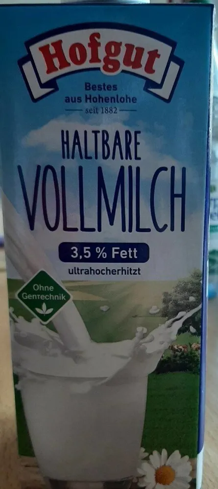 Haltbare Vollmilch