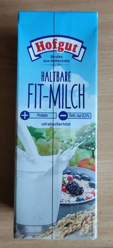 Haltbare Fit-Milch