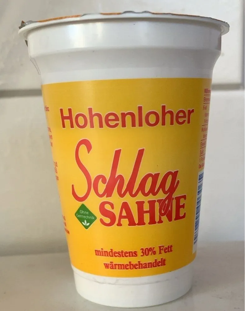 Hohenloher Schlagsahne