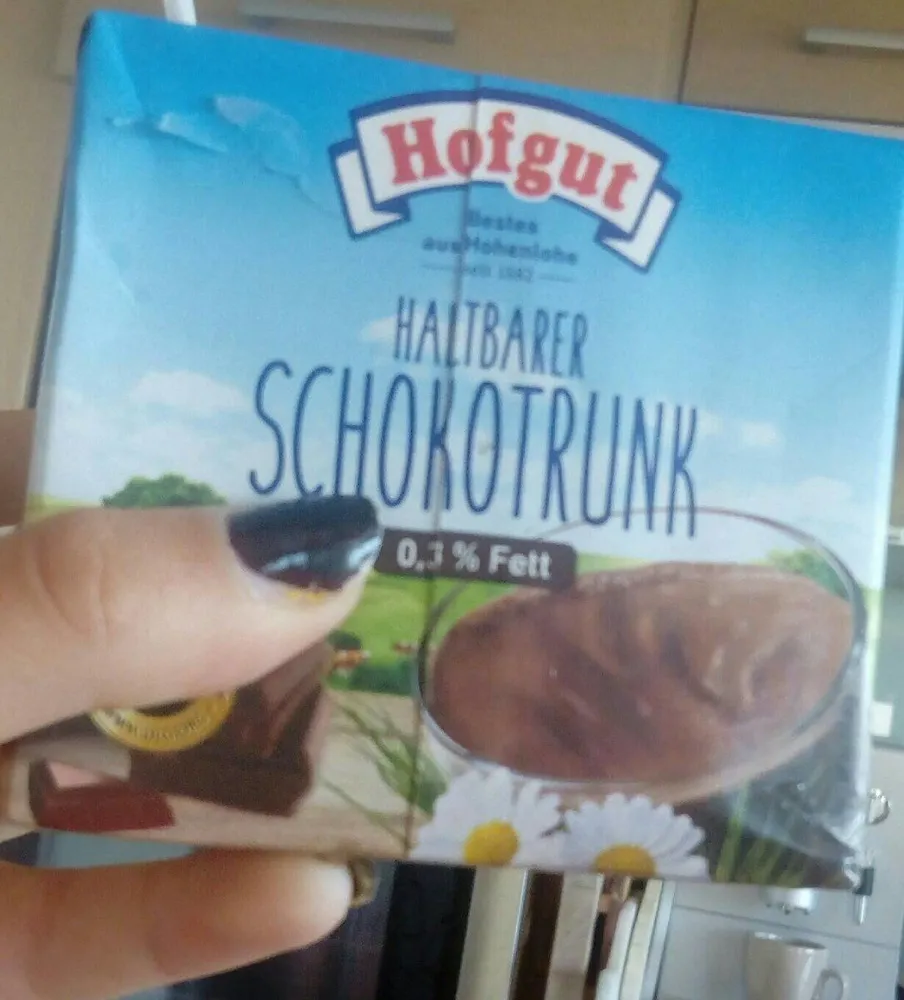 Haltbarer Schokotrunk