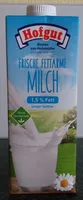 Hofgut Frische Fettarme Milch 1,5% Fett