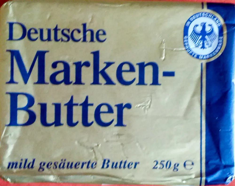 Deutsche Markenbutter mild gesäuert