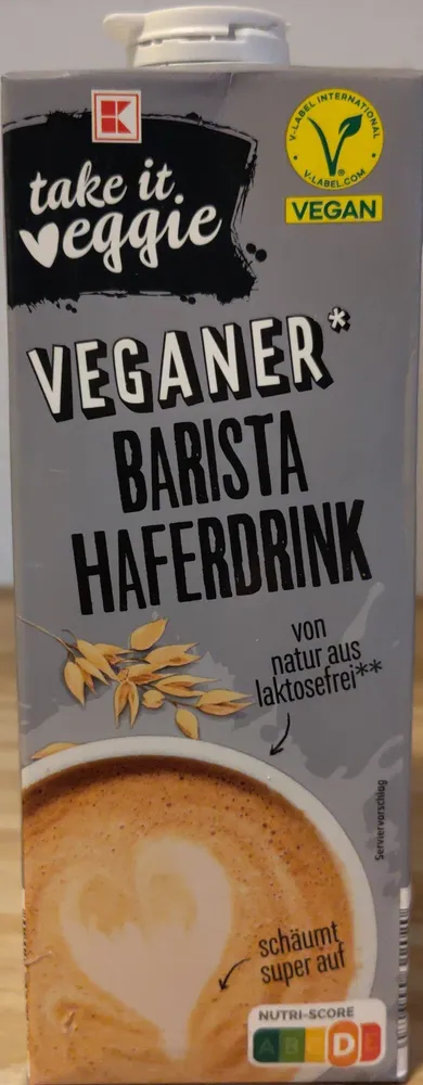 Veganer Barista Haferdrink