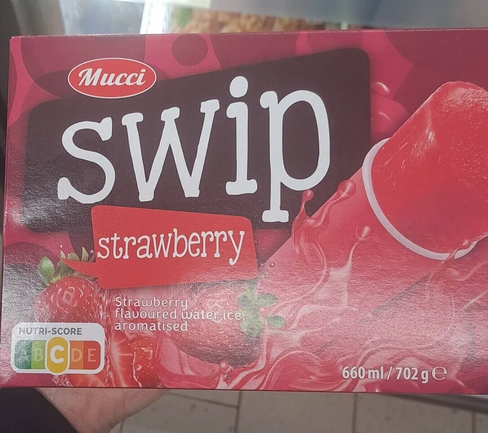 Glace à l'eau à la fraise