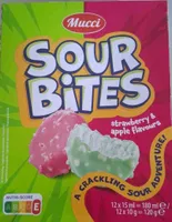 Sour Bites - strawberry & apple flavours