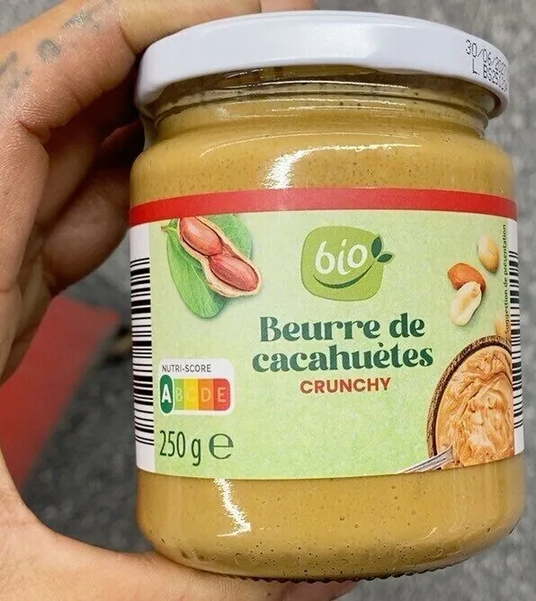 Beurre de cacahuete crunchy