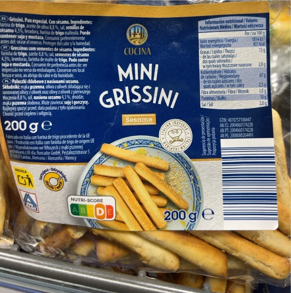 Mini grissini