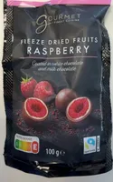Framboises enrobées de chocolat blanc et chocolat au lait