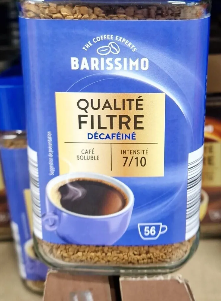 Café soluble décaféiné