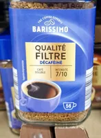 Café soluble décaféiné