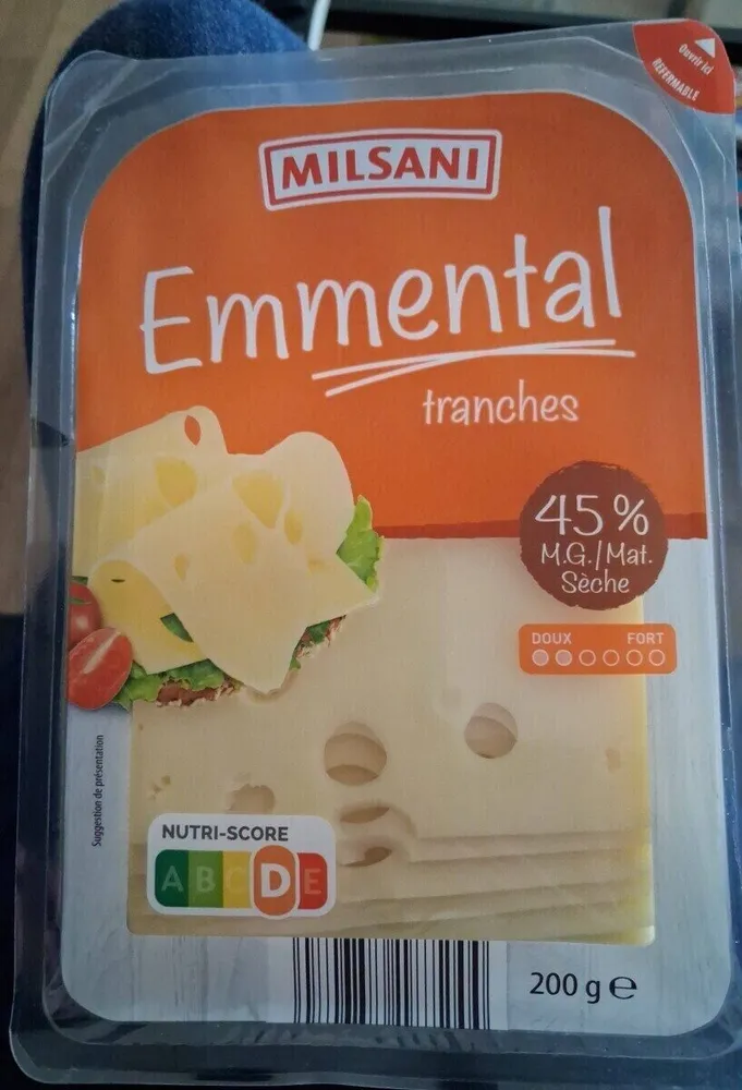 Emmental tranches
