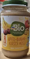 Apfel-Banane-Kirsch Müsli