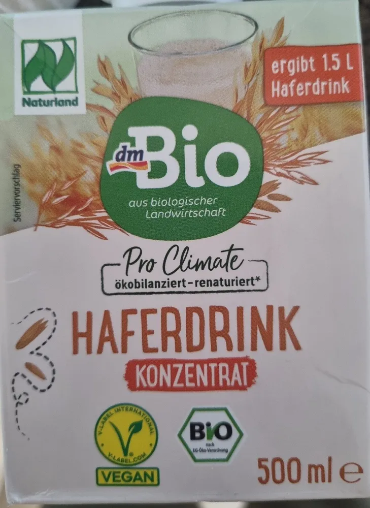 Haferdrink Konzantrat