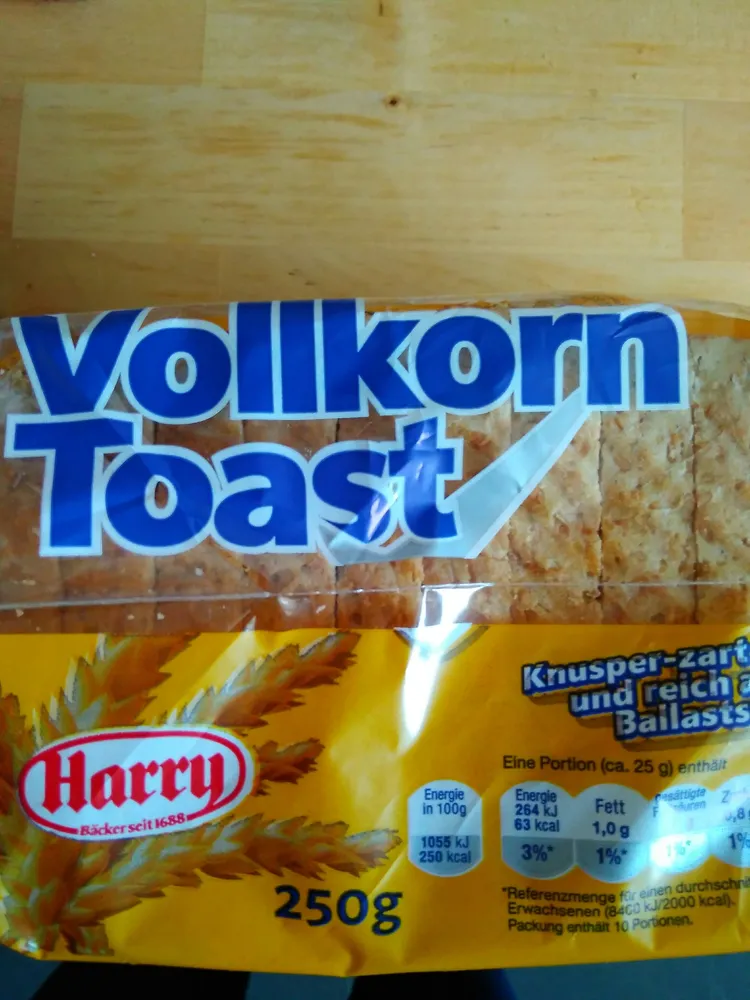 Vollkorntoast