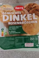Gemischte Dinkel Rosenbrötchen
