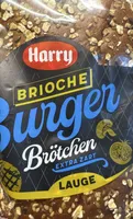 Brioche Burger Brötchen Lauge