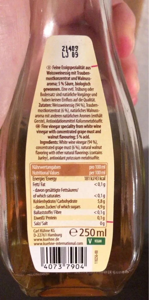 Walnuss Essigspezialität