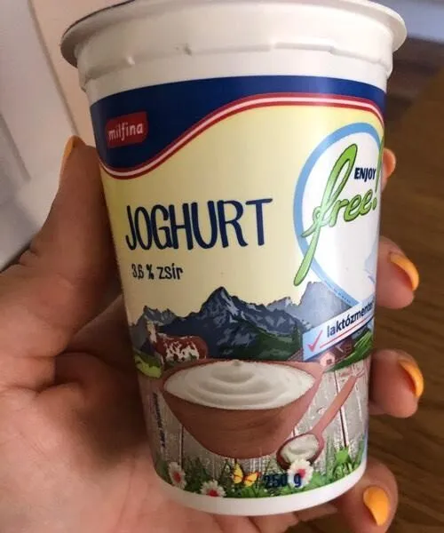Milfina lactose free yogurt plain