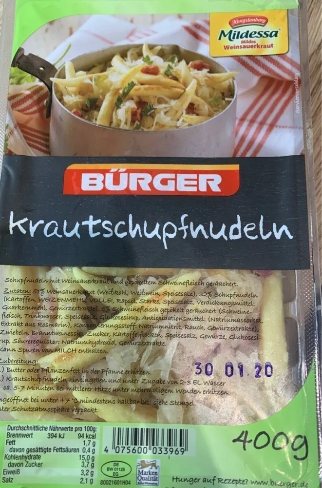 Krautschupfnudeln