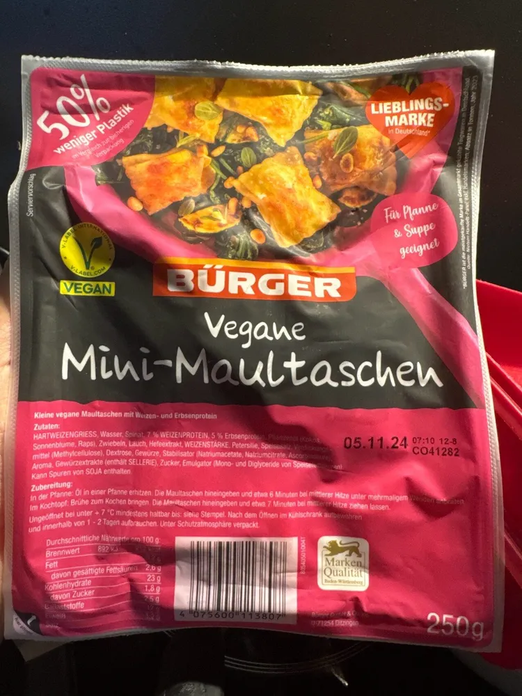 Maultaschen mini