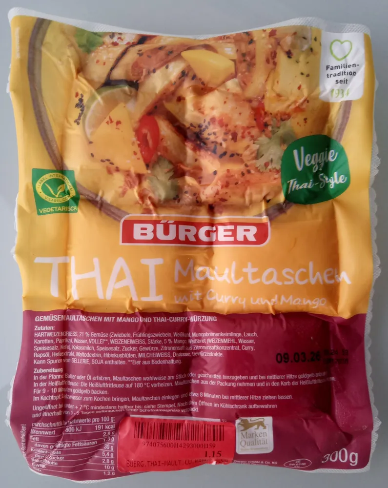 Thai Maultaschen