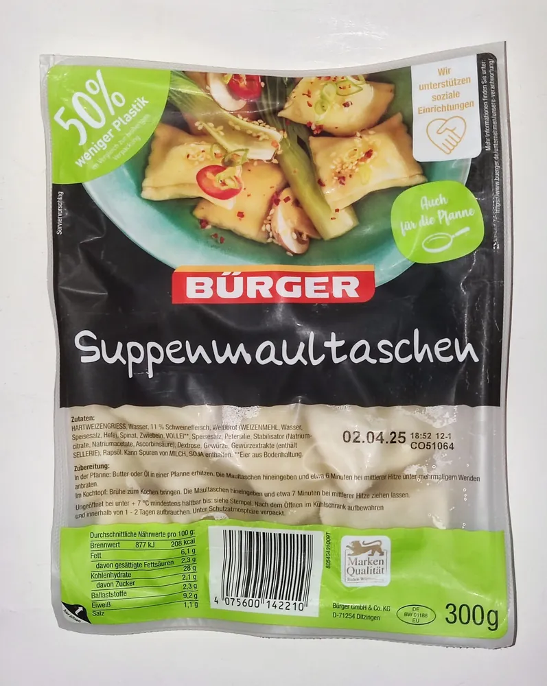Suppenmaultaschen