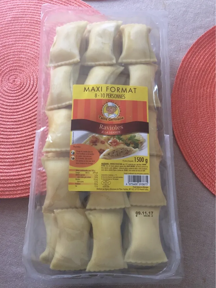 Ravioles à la viande