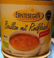 Bouillon mit Rindfleisch