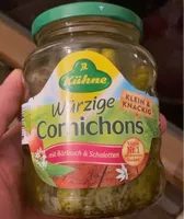 Cornichons mit Schalotten & Bärlauch verfeinert