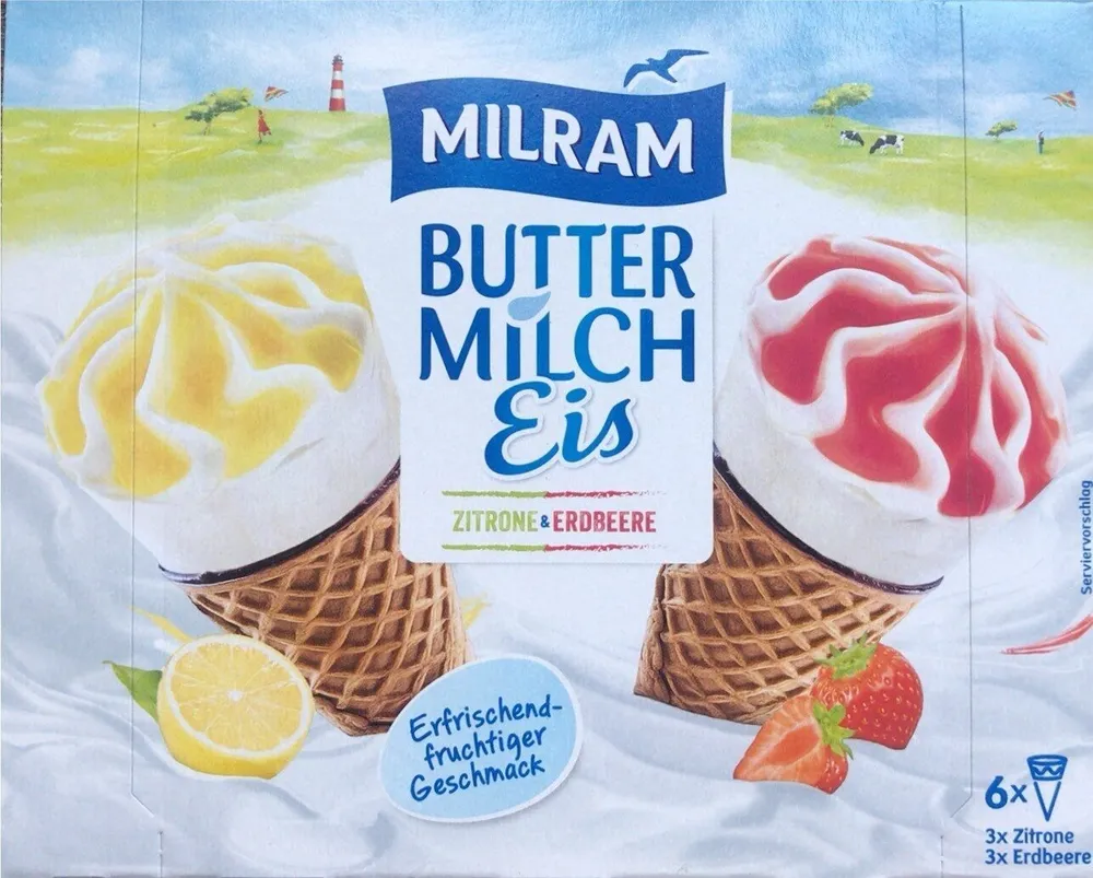 Buttermilch Eis