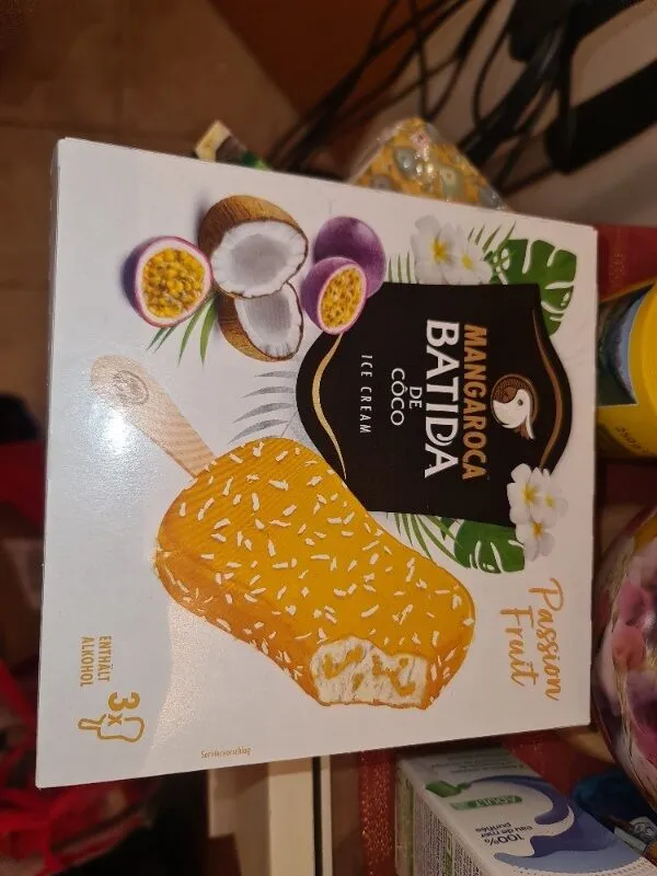 mangaroca batida de Cocos passion frucht