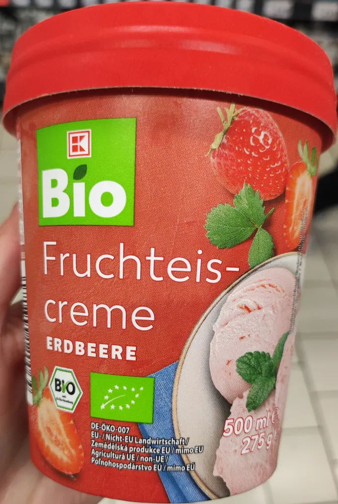 Fruchteiscreme Erbeere