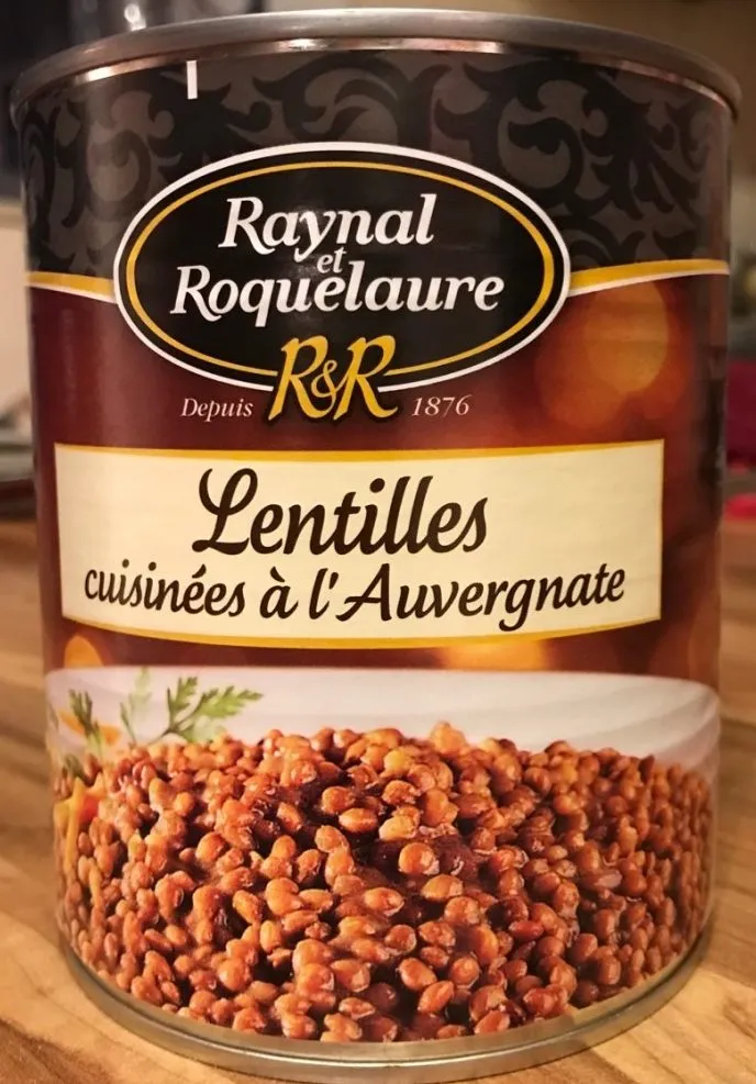 Lentilles cuisinées a l’auvergnate