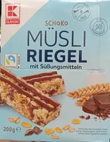 Schoko Müsli Riegel Mit Süßungsmitteln
