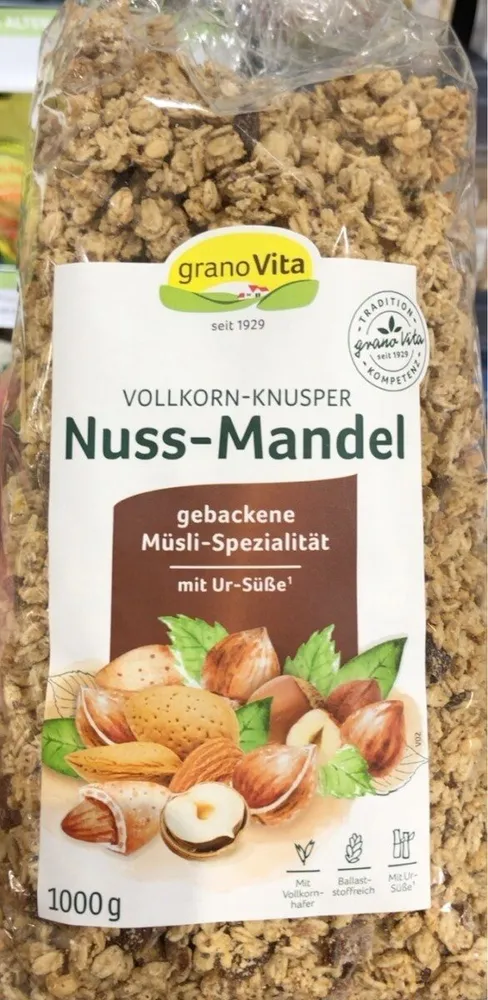 Vollkorn-Knusper Nuss-Mandel
