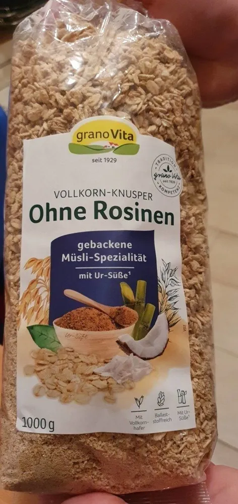 Vollkorn Knusper Müsli