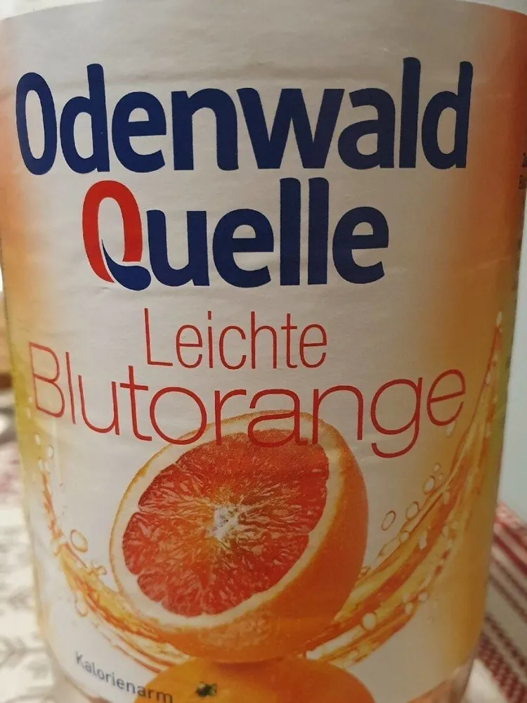 Odenwald Quelle leichte Blutorange