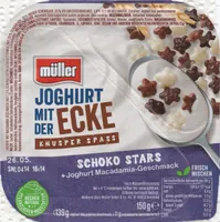 Joghurt mit der Ecke: Schoko Stars