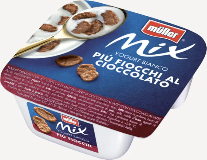 mix più fiocchi al cioccolato
