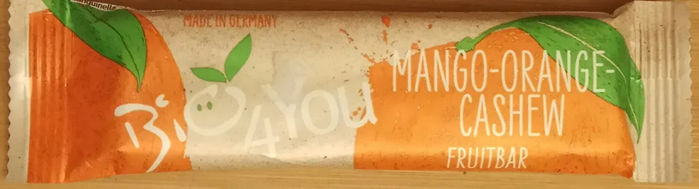 Mango-Orange-Cashew Fruitbar