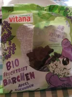 Oursons gélifiés aux fruits BIO aux goûts sureau et pomme