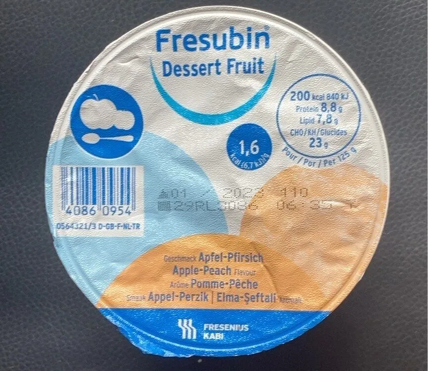 Fresubin Dessert Fruit Pomme Pêche