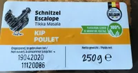 Escalope tikka masala