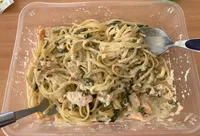 Linguine Saumon-Epinards