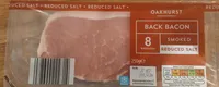 BACK BACON 8 RASHERS SMOKED REDUCED SALT